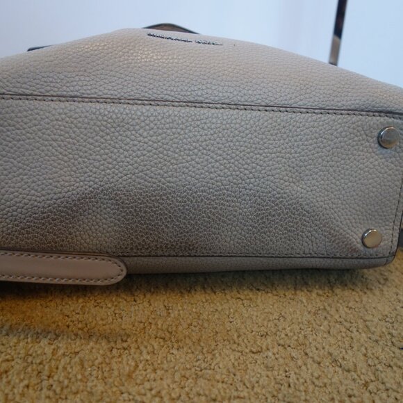 Michael Kors Studded Bristol calfskin backpack Pearl Grey - Picture 6 of 15